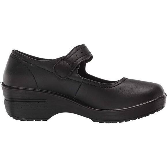 Easy Street by Easy Works Women's Letsee Mary Jane Clogs, Black Size 8WW - Picture 2 of 7